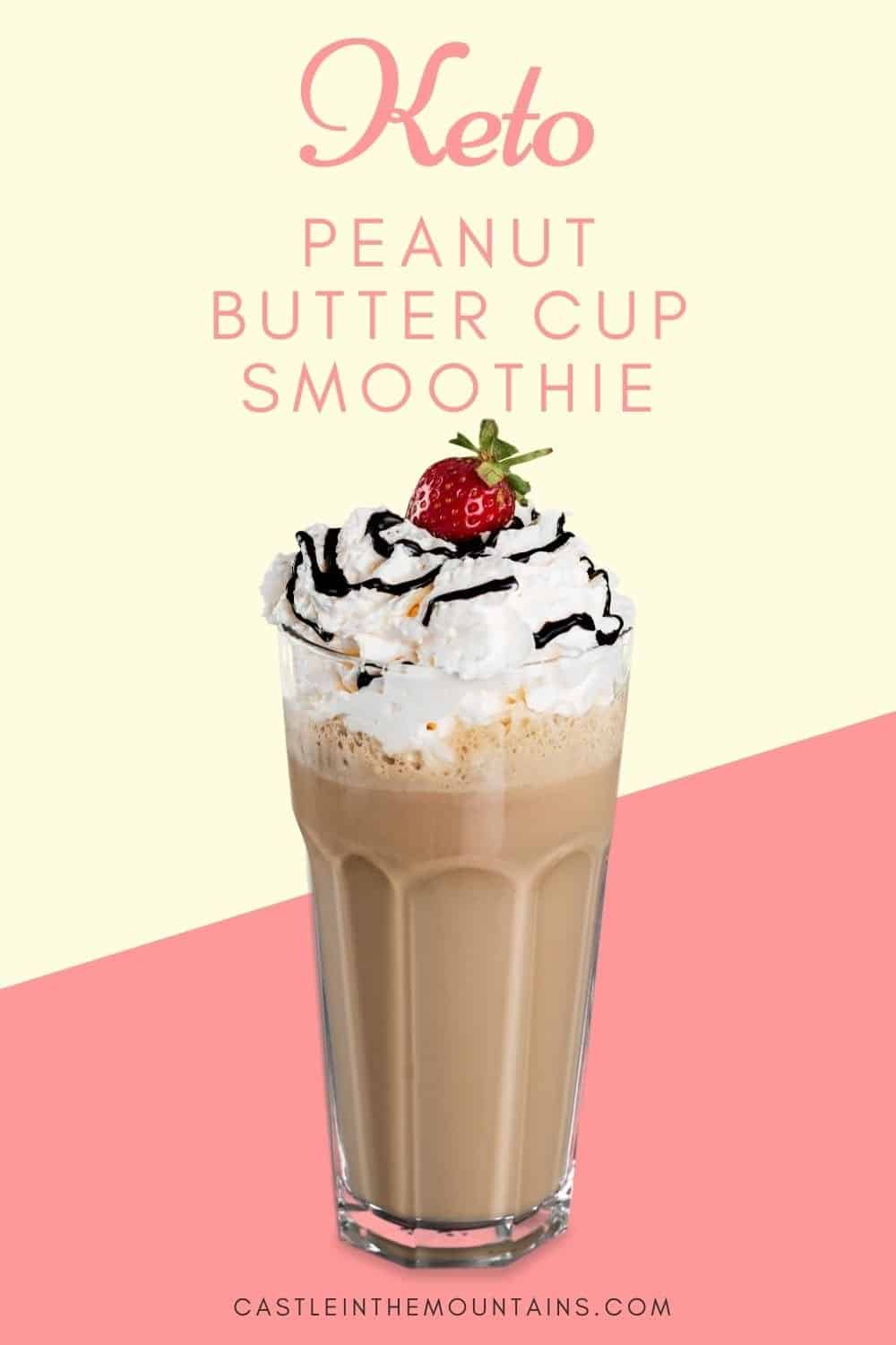 Peanut Butter Cup Smoothie - How to make the best low carb smoothie ever!