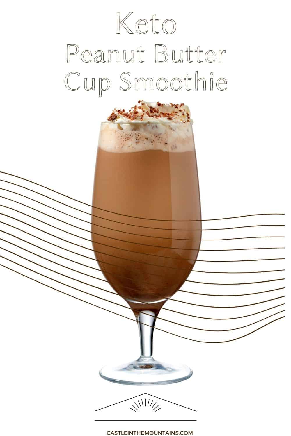 Peanut Butter Cup Smoothie - How to make the best low carb smoothie ever!