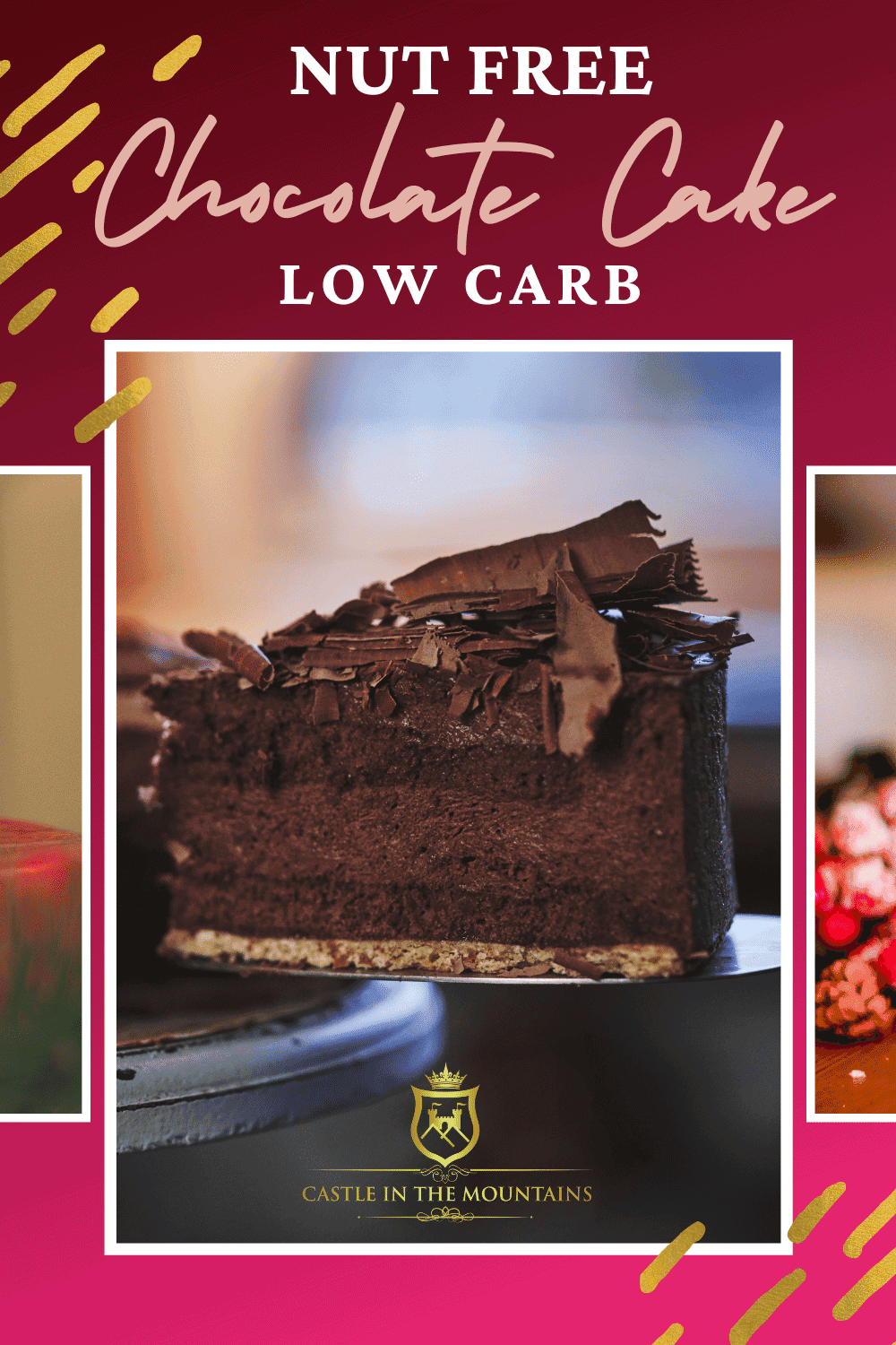 Nut Free Devil\'s Food Cake -How to make a Nut Free Keto Cake