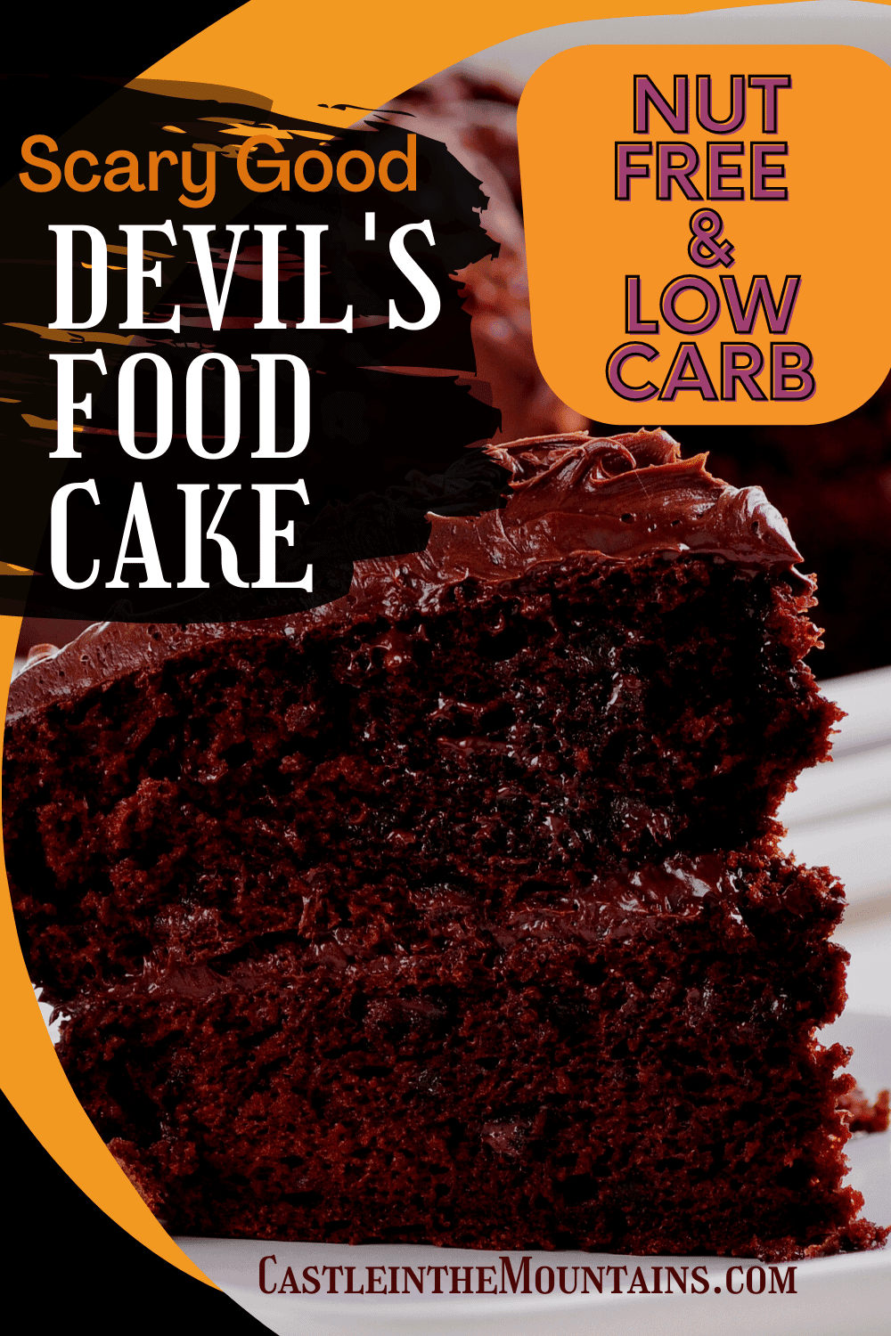 Nut Free Devil\'s Food Cake -How to make a Nut Free Keto Cake