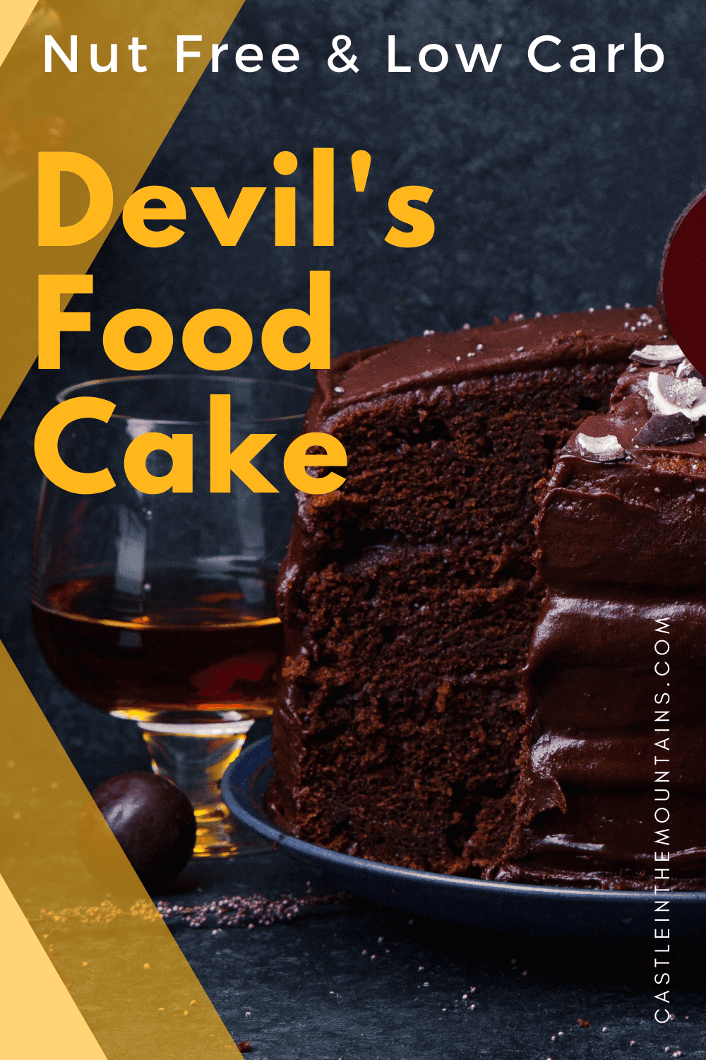 Nut Free Devil\'s Food Cake -How to make a Nut Free Keto Cake
