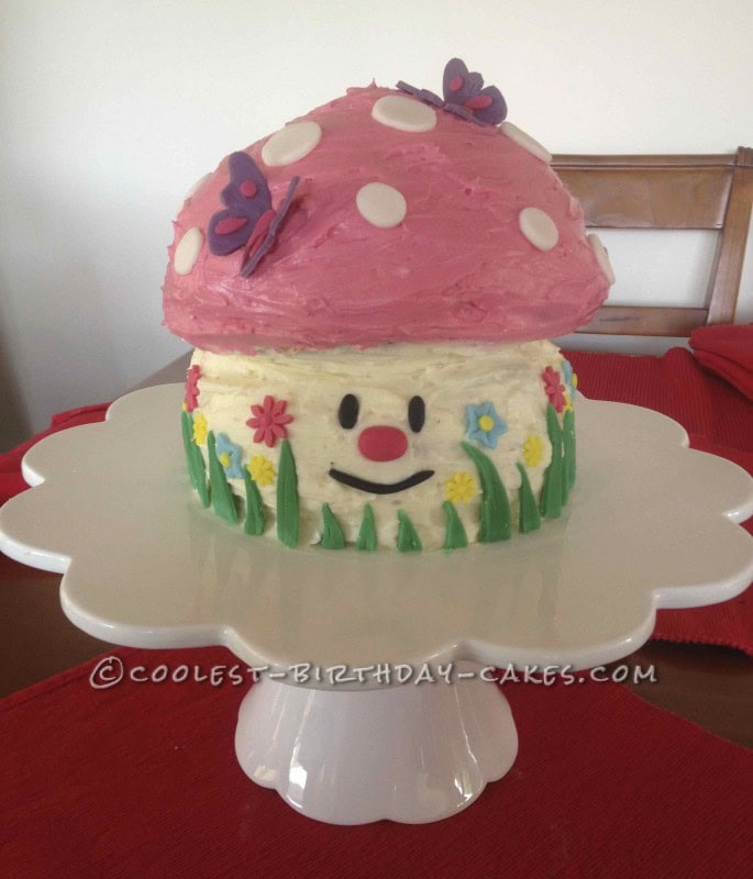 Coolest Mushroom Birthday Cake