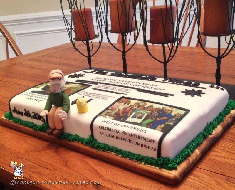 Coolest Retirement Cake