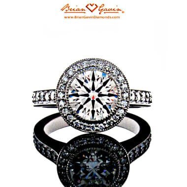 Brian Gavin Halo Platin Diamantring Brian Gavin Halo Platin Diamantring - Kritische Betrachtung auf die Diamant-Größe und ihren Preis