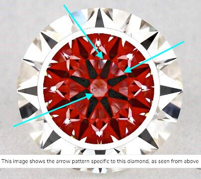 Hearts-Scope-Aufnahme von Diamant mit 0,71 ct Farbe E Reinheit SI1. Auf Grund seiner Reinheitsklassifizierung wäre der Diamant ein wirtschaftlich gutes Schnäppchen, wenn nicht seine Lichtleistung zu unbefriedigend wäre Hearts-Scope-Aufnahme von Diamant mit 0,71 ct Farbe E Reinheit SI1. Auf Grund seiner Reinheitsklassifizierung hätte der Diamant ein wirtschaftlich gutes Schnäppchen sein können, wenn nicht seine Lichtleistung unbefriedigend wäre