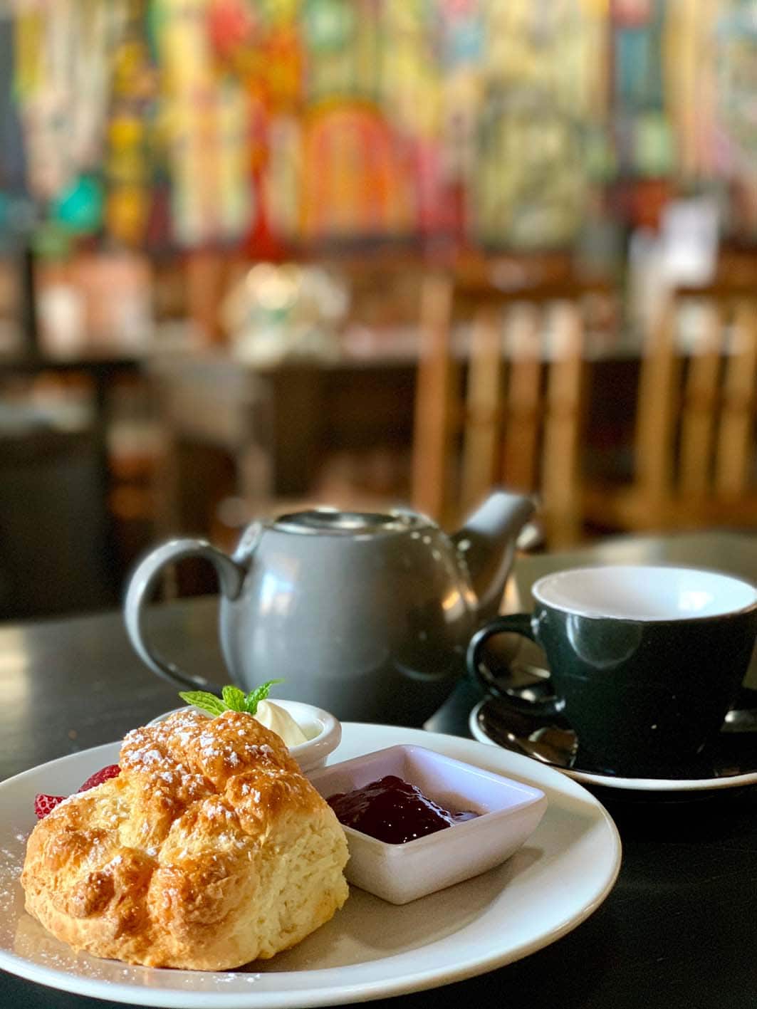 Tea and scones at Fourthchid Tea and scones at Fourthchid
