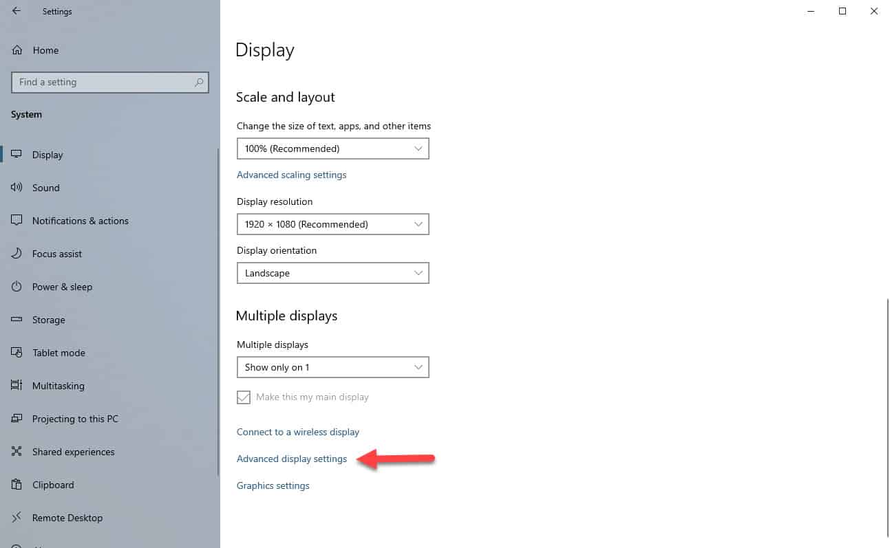 How To Change Monitor Refresh Rate In Windows 10