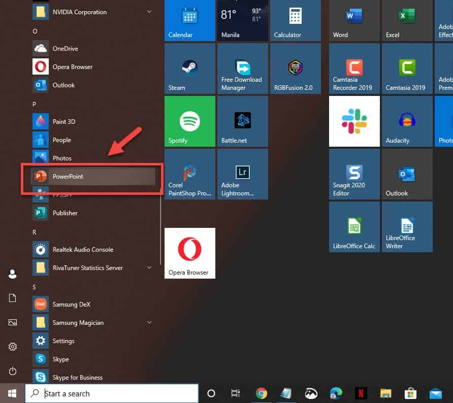 record screen windows 10