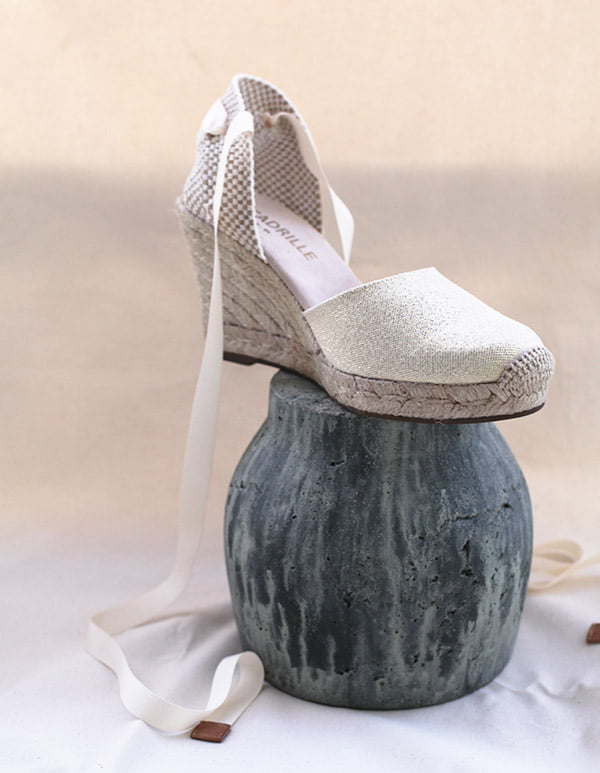 espadrilles compensées noires homme