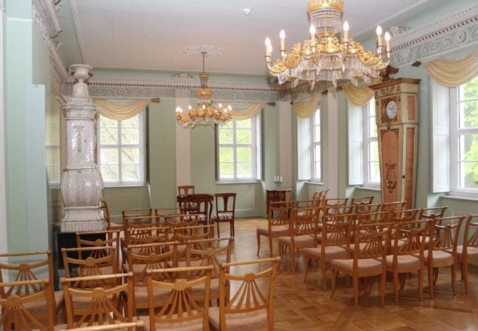 Festsaal auf Schloss Burgk Festsaal auf Schloss Burgk
