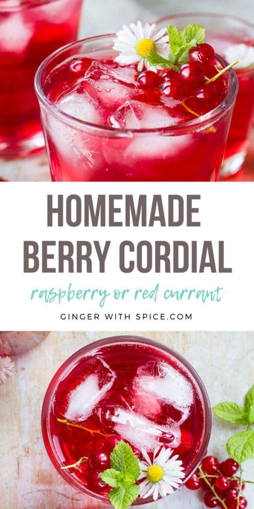 How To Make Berry Cordial Also Saft Squash Syrup Ginger With
