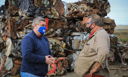 Río Grande: Por primera vez, el Municipio comenzó a exportar chatarra para su reciclado