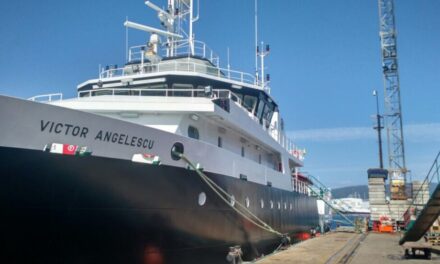 El buque Víctor Angelescu arribó al puerto de Mar del Plata
