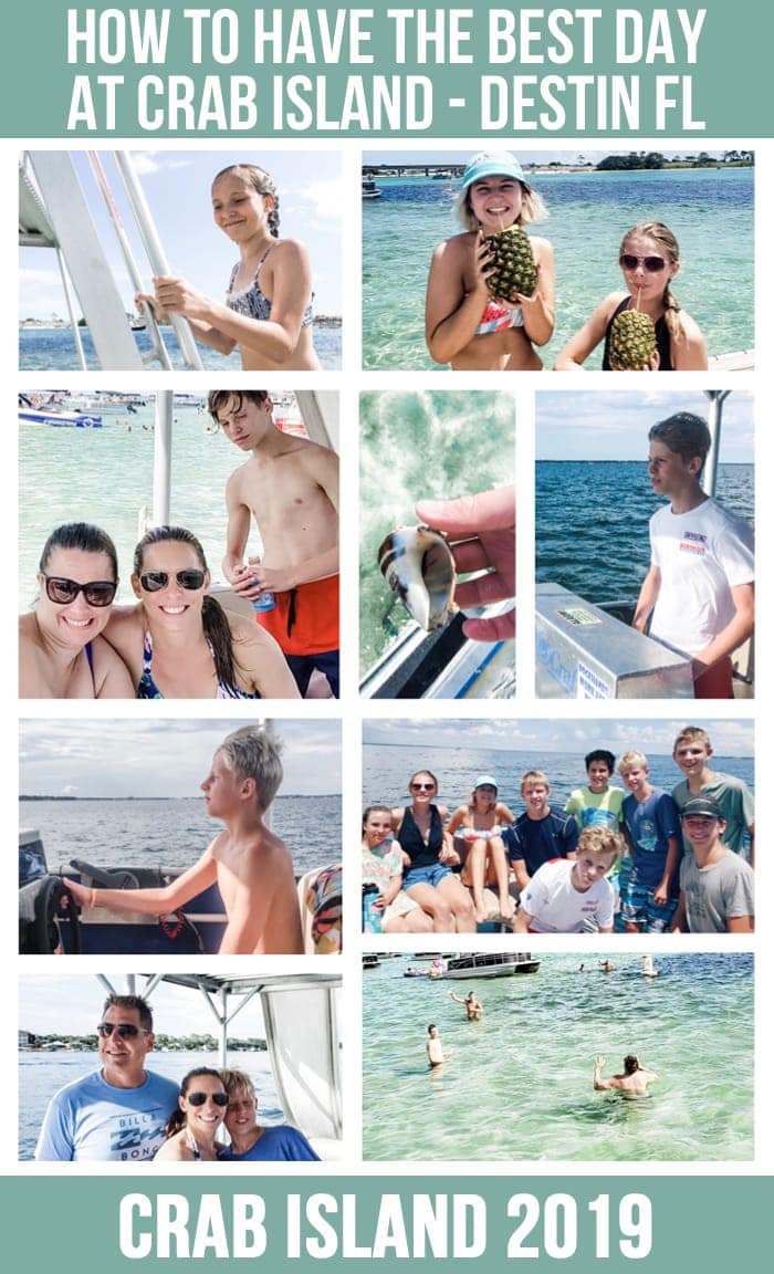 COLLAGE OF CRAB ISLAND PHOTOS