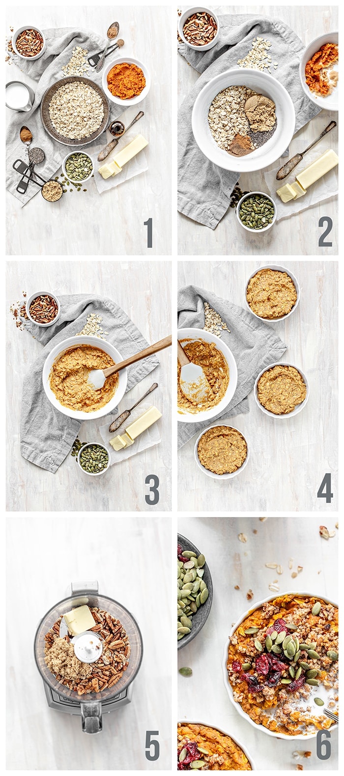 step by step how to make pumpkin pie oatmeal