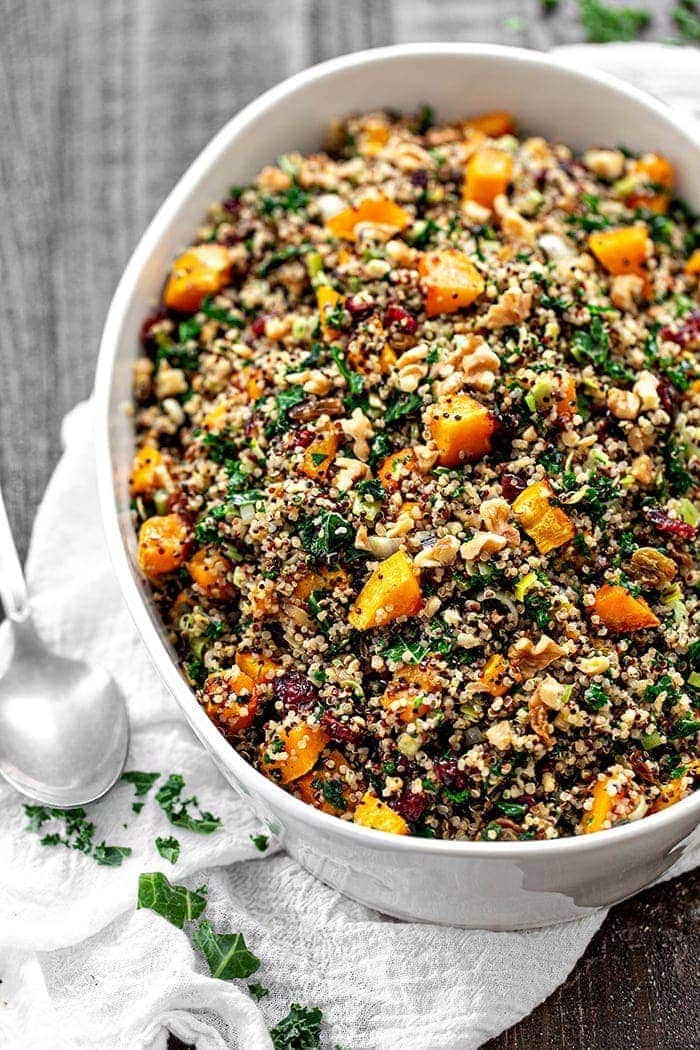bowl of gluten free stuffing