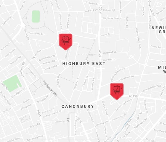 highbury self storage location