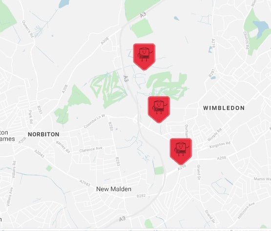 wimbledon self storage location