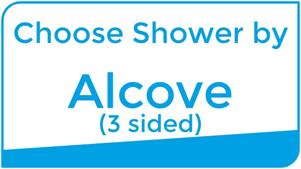 Choose Shower by alcove (3 sided)