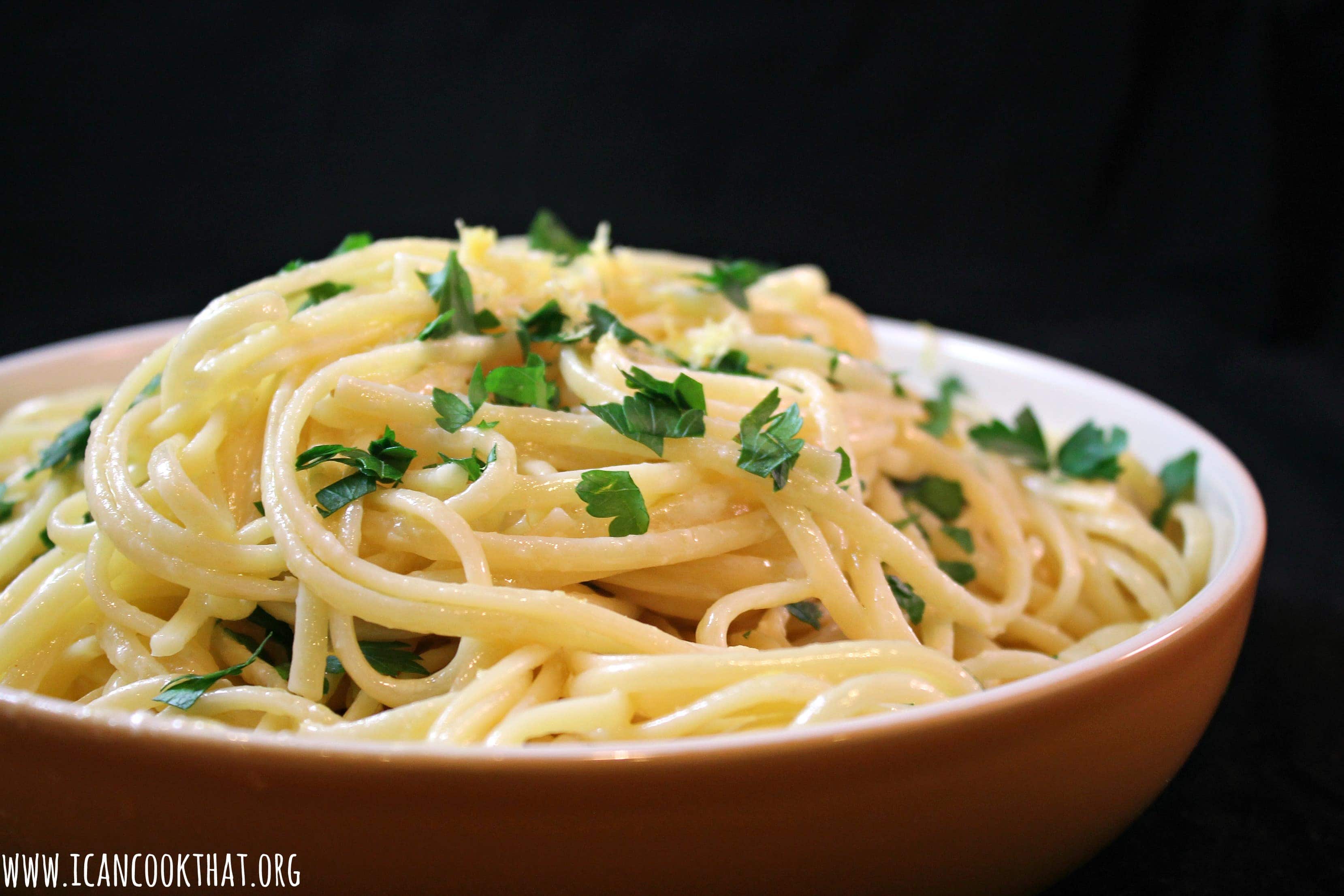 Linguine with Lemon Sauce Recipe | I Can Cook That