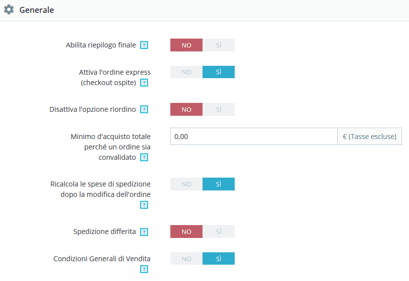 Impostazioni ordini su Prestashop - IMPRIMIS Impostazioni ordini su Prestashop - IMPRIMIS