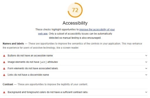 Ottimizzare pagine web per l'accessibilità Ottimizzare pagine web per l'accessibilità