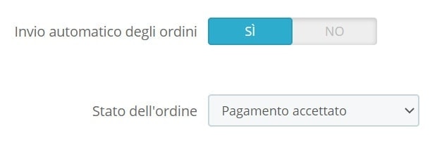 Esporta ordini al cambio di stato con IndiGO Esporta ordini al cambio di stato con IndiGO