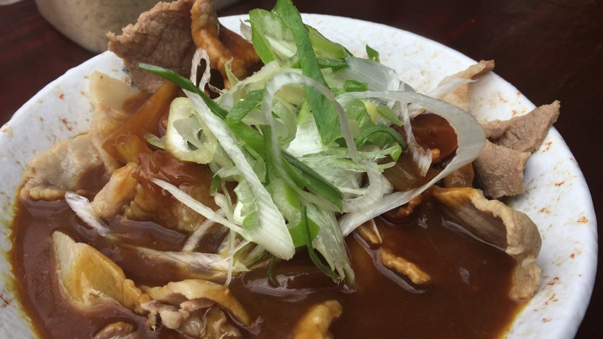 【ToshimaniaX】ロケットニュースにも出てた東京の肉そばの名店「南天」で肉カレーそばを食べた