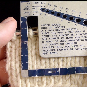 How to Check your Gauge in the Round How to Check your Gauge in the Round