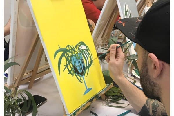 paint and sip workshops