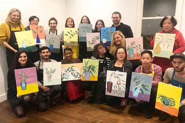 paint and sip workshops