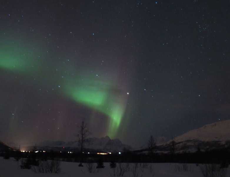 De repente... Auroras Boreales en Tromsø De repente... Auroras Boreales en Tromsø