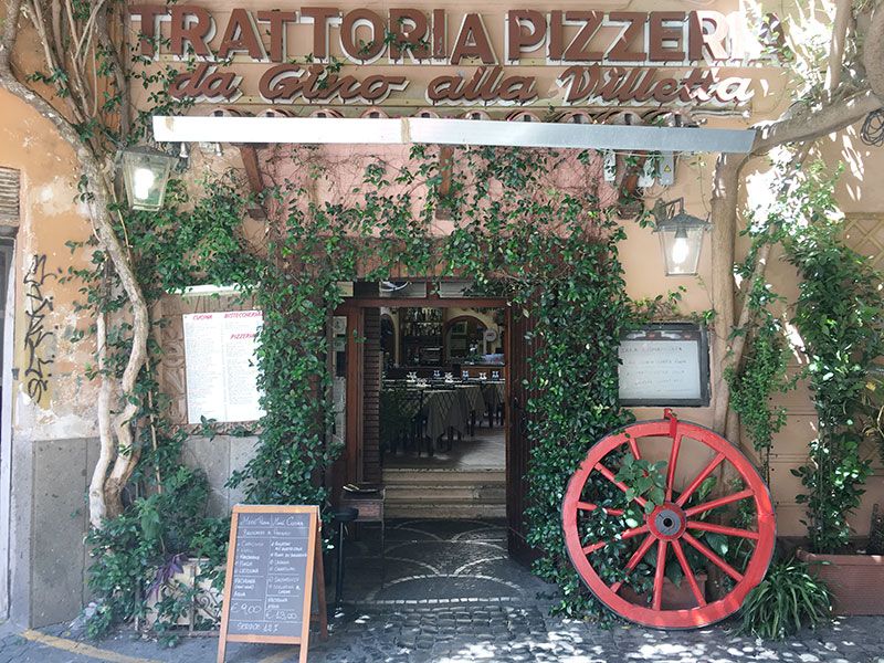 Qué ver en Trastevere - Roma - Trattoria