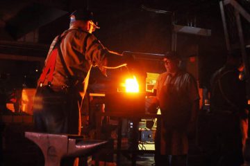 bladesmithing-fall-2016_29734127090_o Around the forge at night