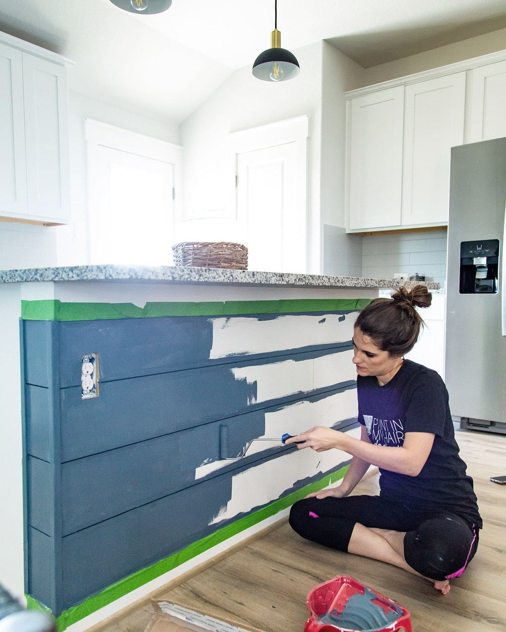 DIY Shiplap Kitchen Island {How to Add Shiplap!} Love & Renovations