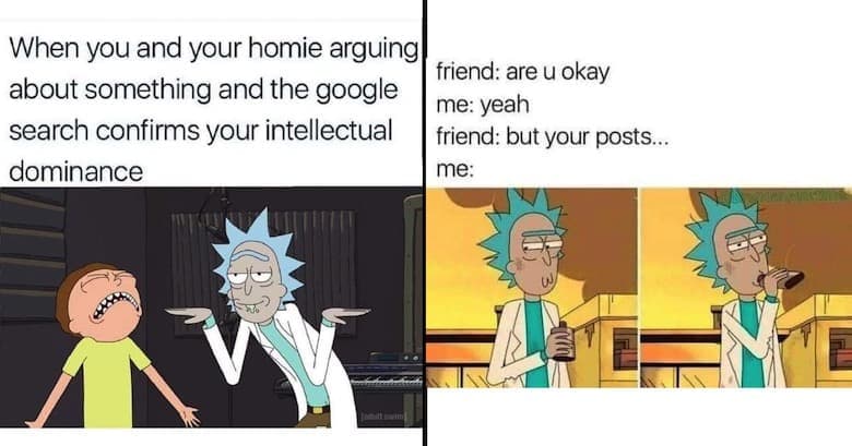 rick and morty memes