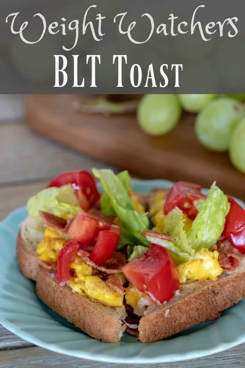 Weight Watchers BLT Toast is a great twist on the breakfast many of us eat: just eggs and toast. Just 3 Freestyle Smart Points per serving!