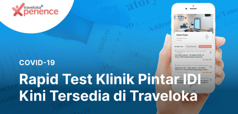 Traveloka Provides Drive-Thru Rapid Test