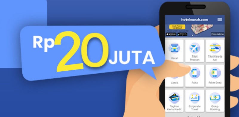 Hotelmurah.com Gives Discounts and Cashback of IDR 1 Million