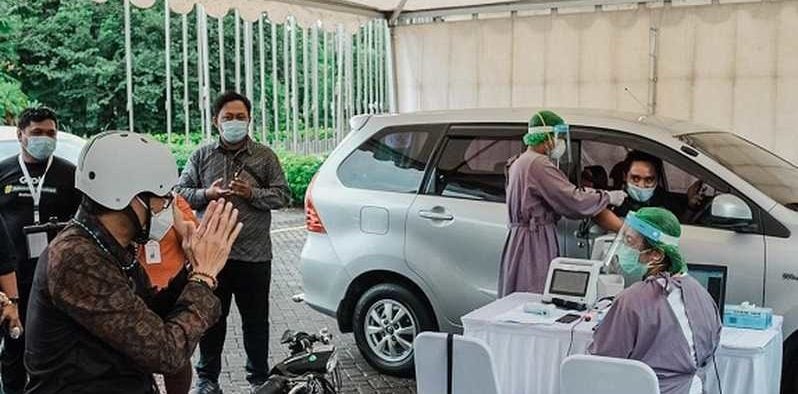 Grab Vaccine Center Banten Provides Drive-Thru and Walk-in Vaccination