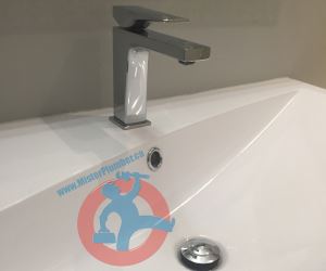 Single hole vanity tap install s