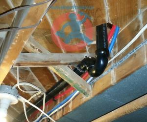 Under floor P trap installation s