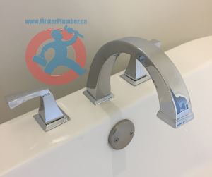 Two handles tub faucet s