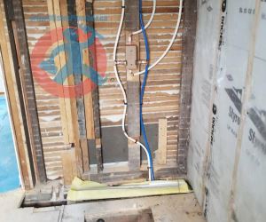 Shower rough in tap installed s