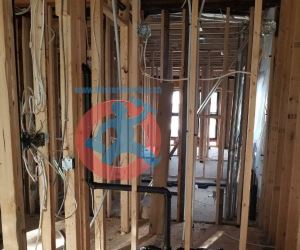 Drain pipes with double Y fitting s