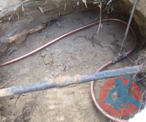 Unusual water service install s