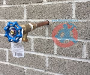 Newly installed outside tap s 2