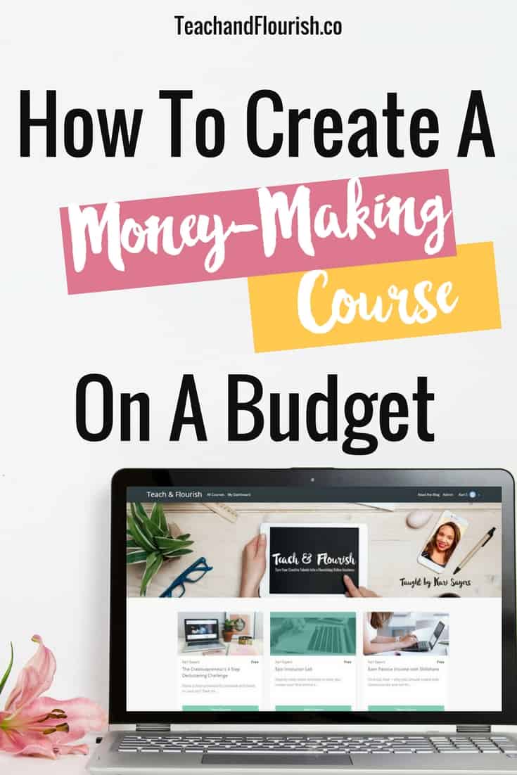 Want to create your first online course for less than $50?