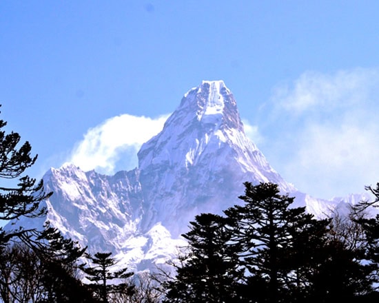 Everest View from Namche Bazaar Everest View from Namche Bazaar