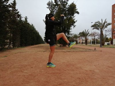 Nutricionista - veronica santoyo 7 chica entrenando tecnica carrera